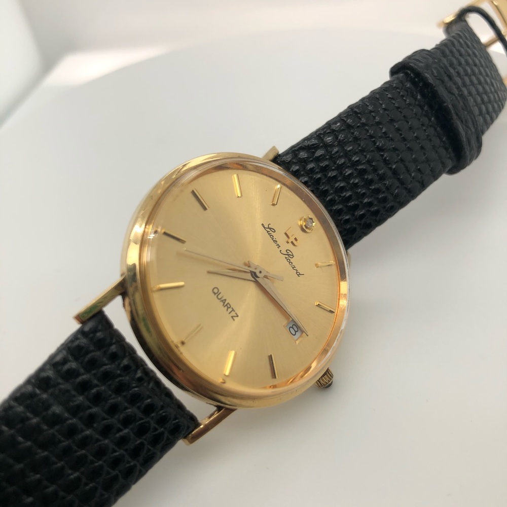Lucian Piccard 14k gold watch